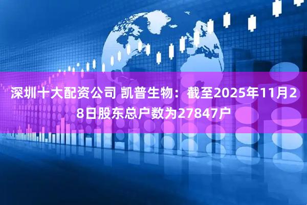 深圳十大配资公司 凯普生物：截至2025年11月28日股东总户数为27847户