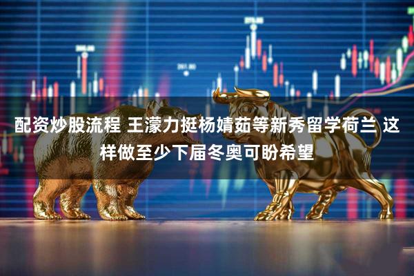 配资炒股流程 王濛力挺杨婧茹等新秀留学荷兰 这样做至少下届冬奥可盼希望