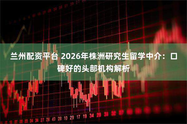 兰州配资平台 2026年株洲研究生留学中介：口碑好的头部机构解析